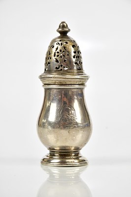 Lot 2198 - A George I hallmarked silver pepperette of...