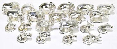 Lot 2294 - A collection of South African menu holders and...