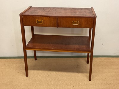 Lot 658 - A mid 20th century Swedish teak console/hall...