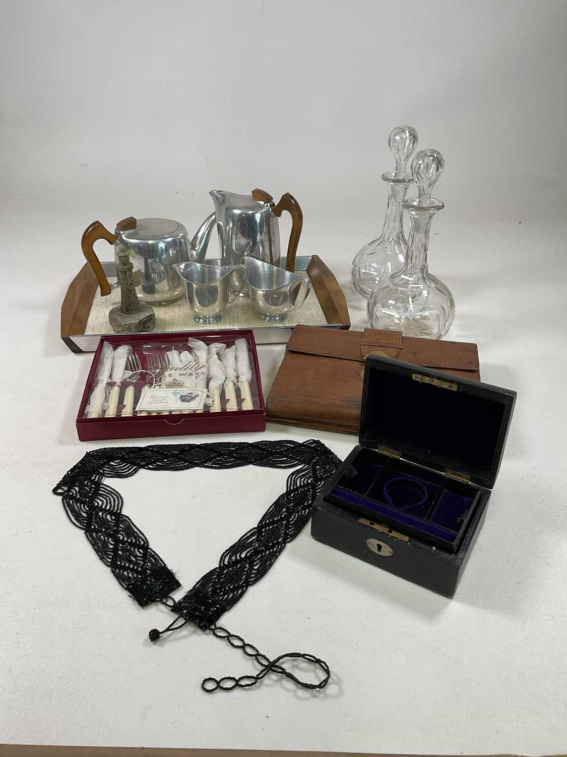 Lot 42 - Collectors items including a Picquot ware...