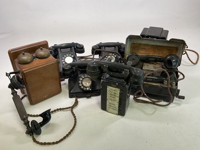 Lot 34 - A collection of vintage telephones including...