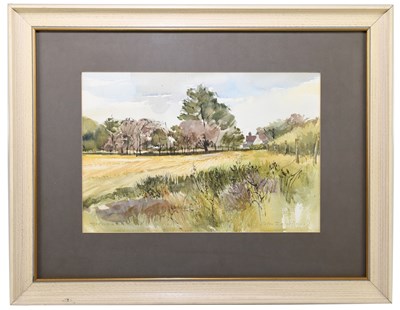 Lot 353 - COLIN RADCLIFFE; three watercolours, ‘Road...