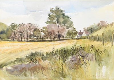 Lot 353 - COLIN RADCLIFFE; three watercolours, ‘Road...