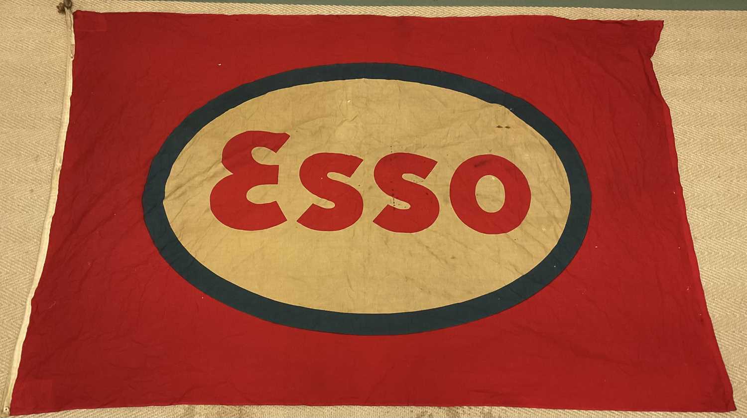 Lot 36 - A large original early Esso advertising flag,...
