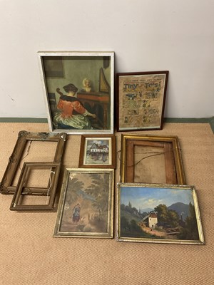 Lot 442 - CIRCA 1900 CONTINENTAL SCHOOL; pastel, figures...
