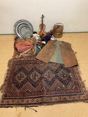 Lot 50 - A group of collectors' items including pewter...