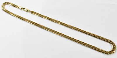 Lot 2449 - A heavy 9ct yellow gold chain, approx 40g.