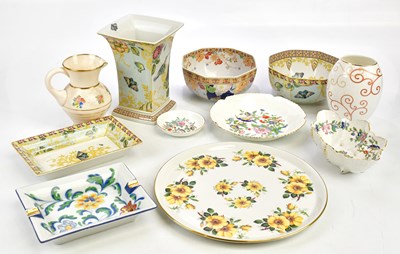 Lot 2494 - A collection of mixed ceramics to include...