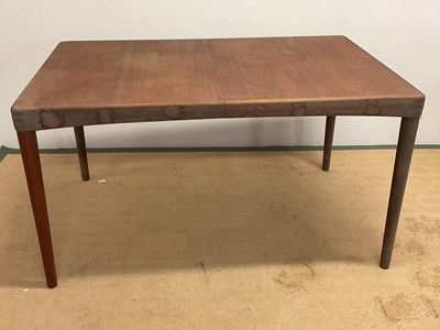 Lot 657 - A mid 20th century Danish teak extending...