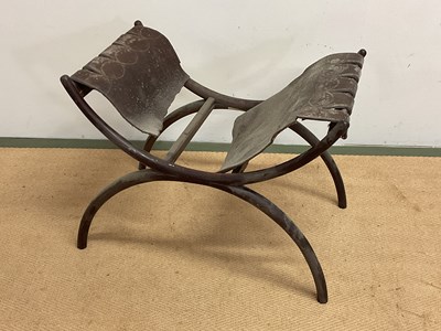 Lot 692 - A mid 20th century Danish rosewood and leather...