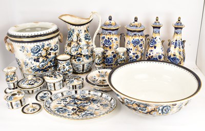 Lot 347 - KEELING & CO; nineteen pieces of Losol ware in...