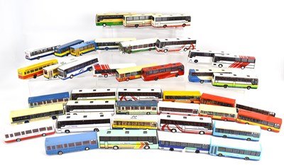 Lot 791 - Forty diecast metal single-decker buses and...