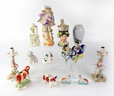 Lot 313 - A quantity of late 19th and early 20th century ceramics
