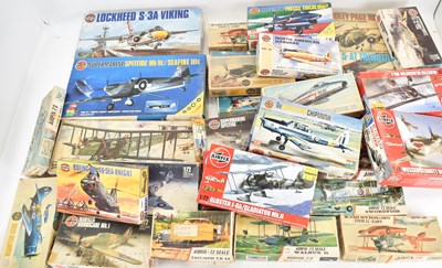 Lot 654 - AIRFIX; forty boxed mixed model kits, mostly...
