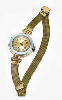 Lot 573 - ROLEX; a lady's vintage 9ct rose gold...