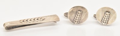 Lot 1255 - ARNO MALINOWSKI FOR GEORG JENSEN; a pair of...