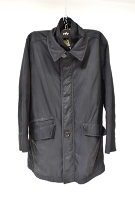 Lot 482 - BURBERRY; a vintage gentlemen's jacket, black...