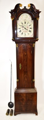 Lot 1508 - SAMUEL CLARE (WARRINGTON); a good 19th century mahogany cased eight day longcase clock
