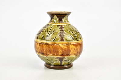 Lot 2353 - LINTHORPE; an Art Pottery vase with sgraffito...