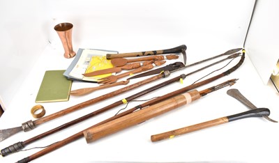Lot 405 - A collection of African hunting and tribal...