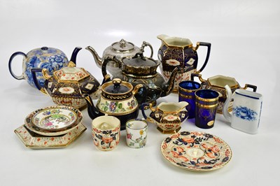 Lot 2401 - A collection of Victorian and later ceramics,...