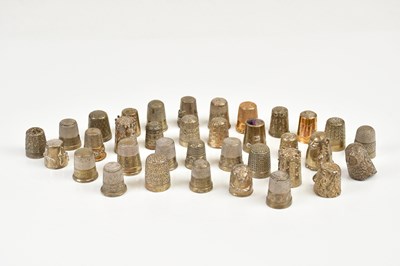 Lot 2430 - A collection of thirty-six hallmarked silver,...