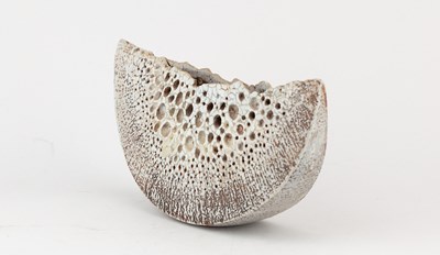 Lot 17 - ALAN WALLWORK (1931-2019); a narrow stoneware...
