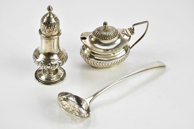 Lot 2204 - A Georgian hallmarked silver sifting spoon,...