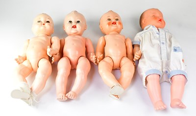 Lot 727 - Eight mid-century jointed dolls, to include...