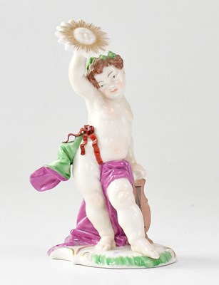 Lot 173 - NYMPHEMBURG; a 20th century porcelain figure...