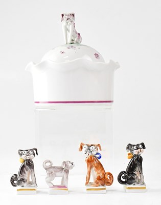 Lot 167 - PETER STRANG FOR MEISSEN; five 20th century...