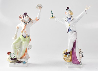 Lot 164 - PETER STRANG FOR MEISSEN; two 20th century...