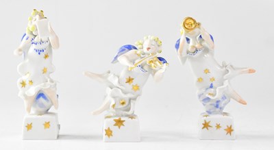 Lot 166 - PETER STRANG FOR MEISSEN; three figures of...