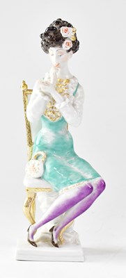Lot 163 - PETER STRANG FOR MEISSEN; a 20th century...