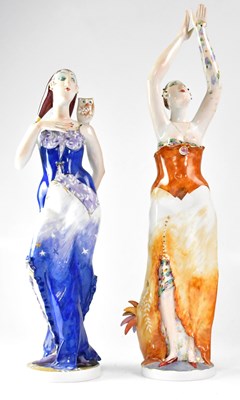 Lot 170 - SILVIA KLÖDE FOR MEISSEN; a pair of 20th...