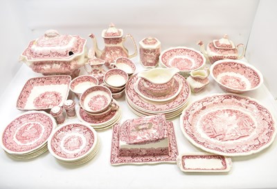 Lot 349 - MASONS; a fifty-piece part dinner service in...
