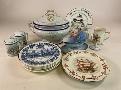 Lot 18 - DAVENPORT; a large 19th century cream glazed...