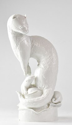 Lot 175 - MEISSEN; a 20th century blanc-de-chine...