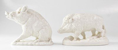 Lot 172 - NYMPHENBURG; two 20th century blanc-de-chine...