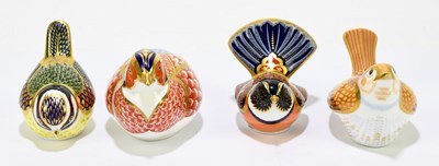 Lot 662 - ROYAL CROWN DERBY; four animal form...