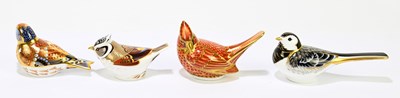 Lot 665 - ROYAL CROWN DERBY; four animal form...