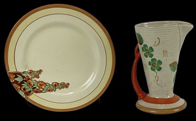 Lot 594 - CLARICE CLIFF; a Bizarre painted 'Sunshine'...