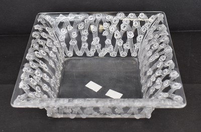 Lot 457 - LALIQUE; a contemporary design, clear and...