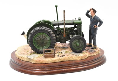 Lot 344 - BORDER FINE ARTS; a model tractor, 'Won't...