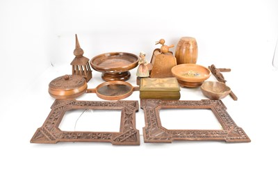 Lot 383 - A collectors' lot of mixed wooden ware...