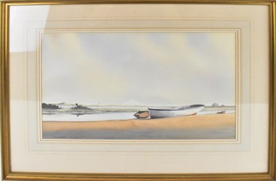Lot 219 - GODFREY SAYERS; watercolour, coastal scene,...