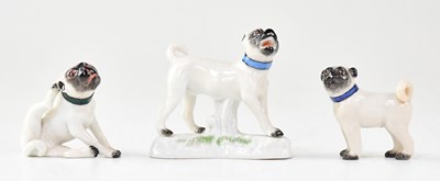 Lot 186 - MEISSEN; three 20th century porcelain...