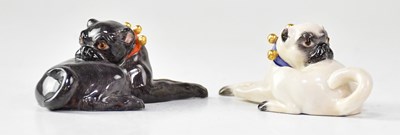Lot 189 - MEISSEN; two 20th century porcelain models of...