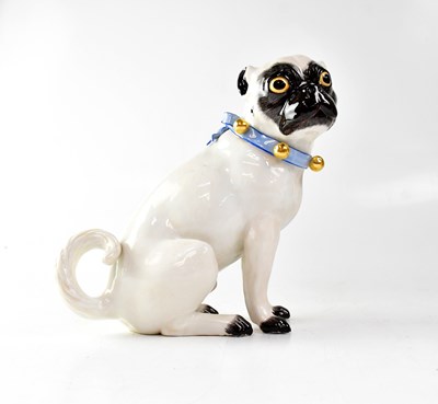 Lot 191 - MEISSEN; a 20th century porcelain model of a...