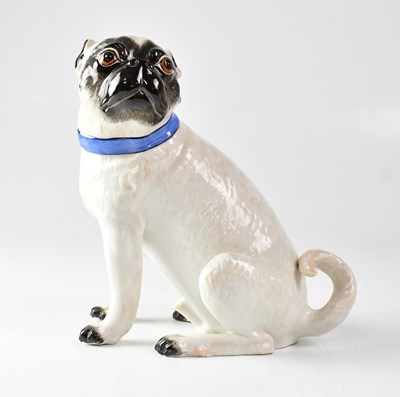 Lot 195 - MEISSEN; a 20th century porcelain model of a...